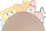Spongebob series illustrations mobile wallpaper