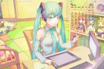 May 2021 Hatsune Miku computer calendar wallpaper