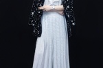 Li Yuchun fashion photo in starry black and white suit