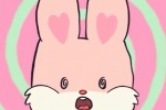 Pink rabbit muffin avatar