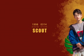 EDG player Scout ultra-clear creative computer wallpaper