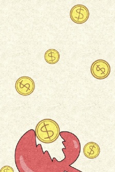 海绵宝宝卡通风壁纸