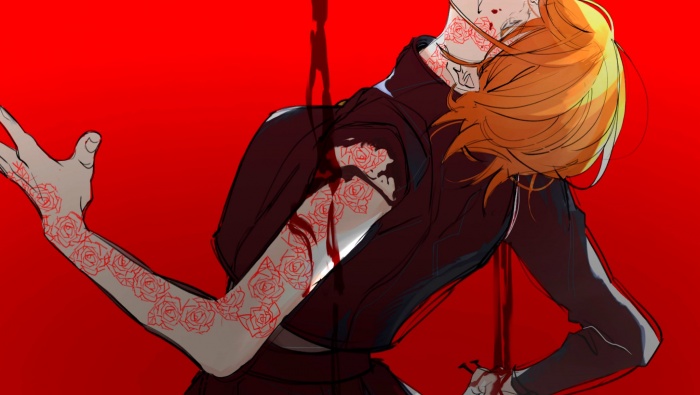 Curse Battle Rose Kugizaki character computer wallpaper