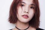 杨丞琳橘红发色时尚性感图片