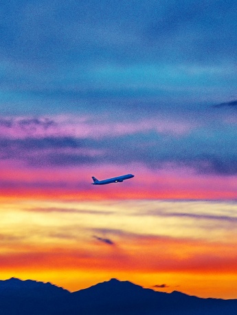 Sunset, sunset and dusk scenery mobile wallpaper