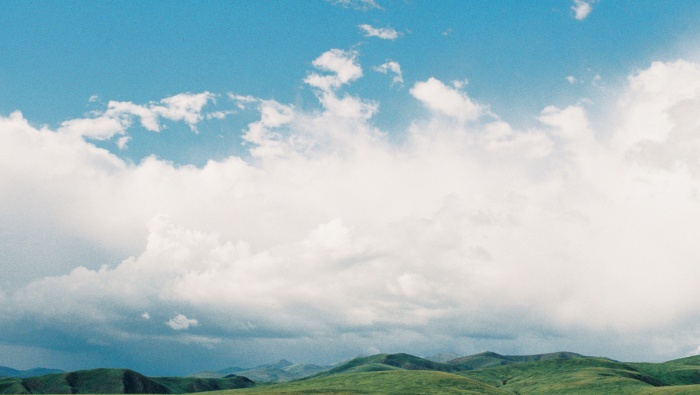 藍天白雲自然風光圖片桌麵壁紙