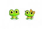 Internet celebrity little frog simple little avatar picture