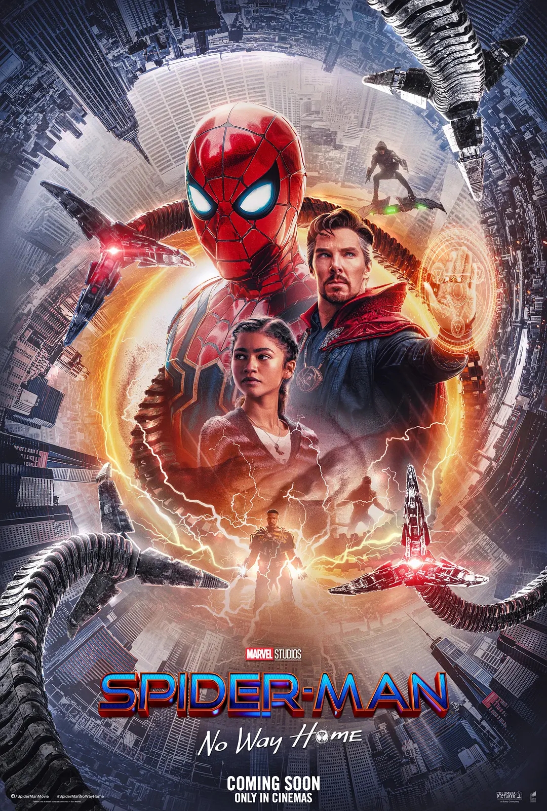 电影《蜘蛛侠：英雄无归》海报图片