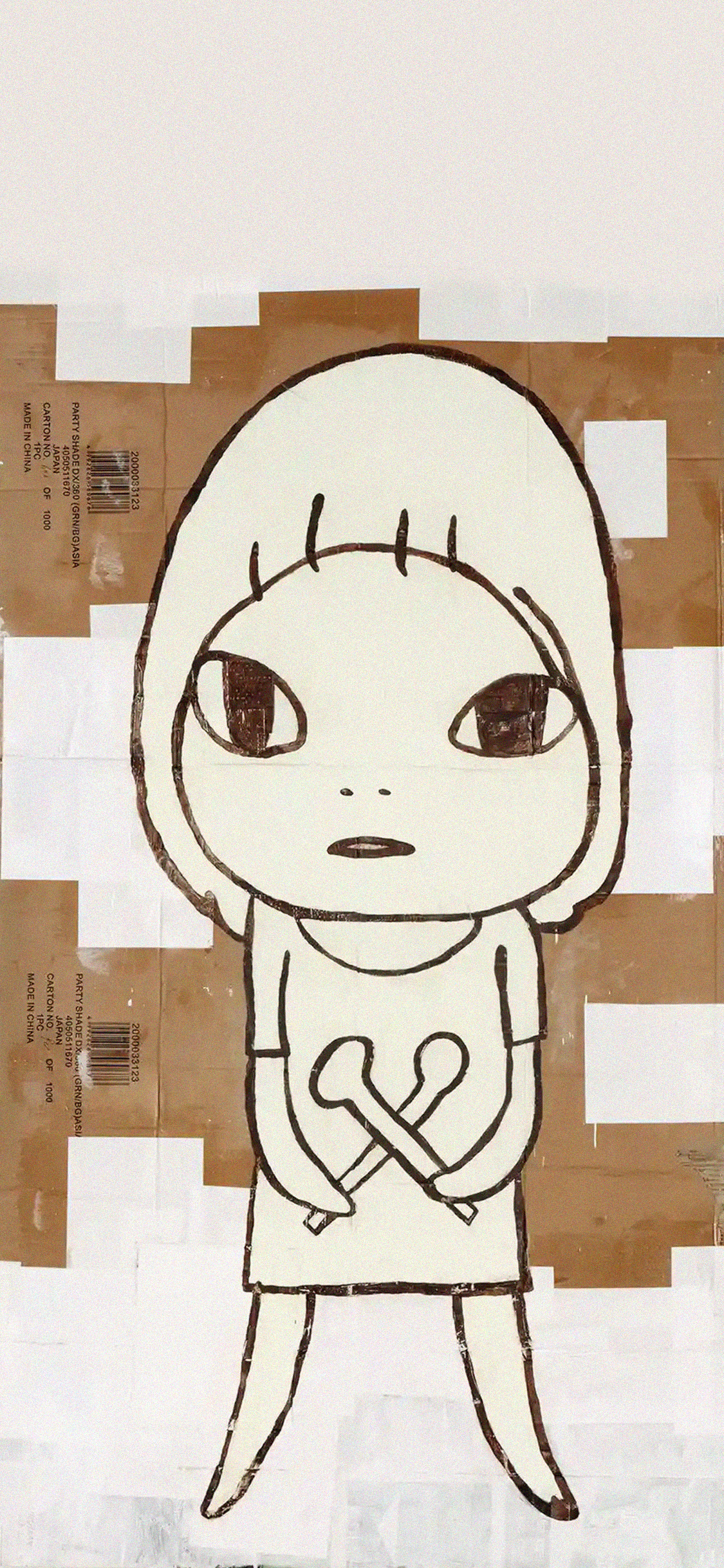 奈良美智漫画人物手机壁纸