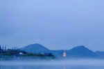 West Lake advection fog mobile wallpaper