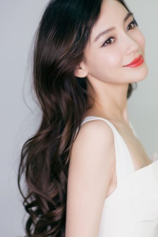 Angelababy fresh and refined photo mobile wallpaper