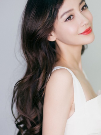 Angelababy fresh and refined photo mobile wallpaper