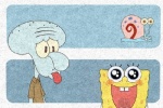 Spongebob cartoon style wallpaper