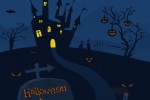 Halloween castle pictures HD mobile wallpaper