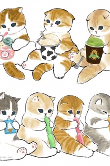 Cute pet ice cream avatar picture