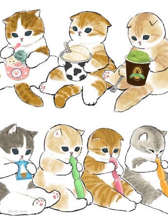 Cute pet ice cream avatar picture