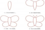 Simple strokes of butterfly pictures
