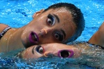 Beautiful and clear pictures of Group 2 of the East Olympic synchronized swimming semi-finals rematch