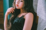成熟美女御姐蕾丝吊带裙性感写真