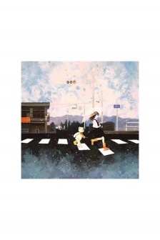 Creative illustration scenery personalized mobile wallpaper