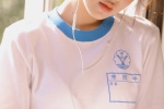 HD uniform photo of a student girl wearing sportswear