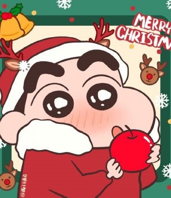 Crayon Shin-chan Christmas Couple Avatar Pictures
