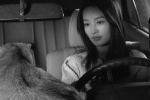 李沁黑白质感写真大片