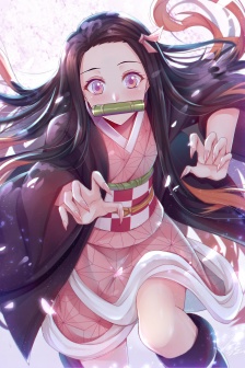Demon Slayer: Kimetsu no Yaiba Kamado Nezuko HD mobile wallpaper