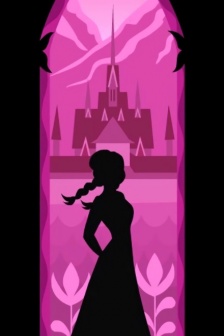 迪士尼公主夢幻剪影壁紙