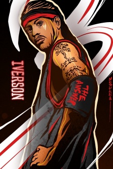 艾佛森動漫風手機壁紙