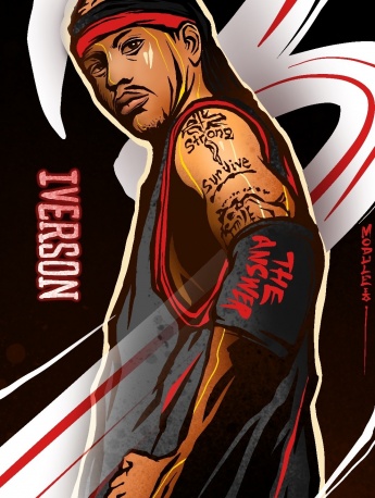 艾佛森動漫風手機壁紙