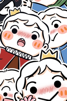 Prince Porgy's simple drawing mobile wallpaper