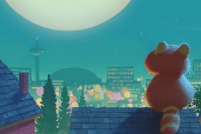 青春变形记手绘风电脑壁纸