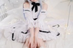 Sexy photo of loli beauty in dress, short skirt and uniform