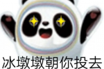 冰墩墩朝你投去期待的小目光