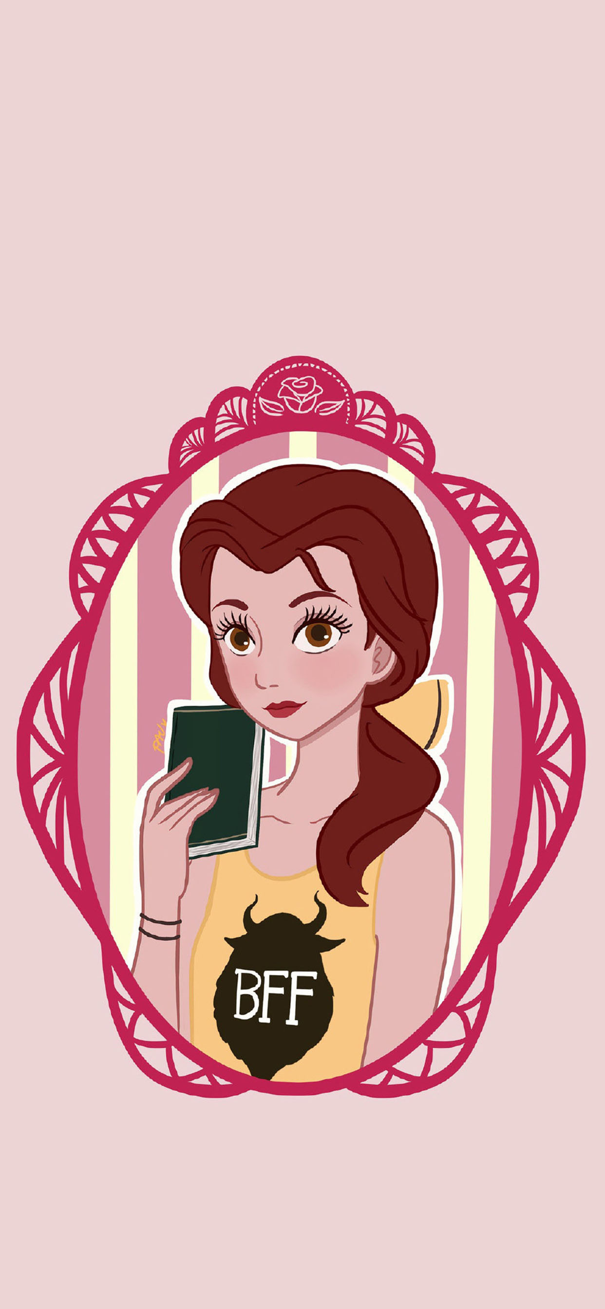 迪士尼公主自拍风手机壁纸