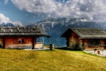 Wooden houses in the mountains pictures desktop wallpaper