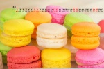 August 2021 delicious macarons desktop calendar wallpaper