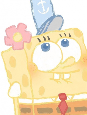 Spongebob series illustrations mobile wallpaper