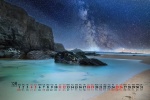 December 2021 sea scenery calendar wallpaper