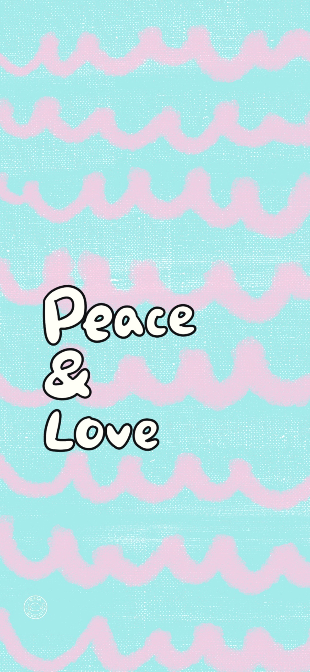 爱与和平创意手机壁纸