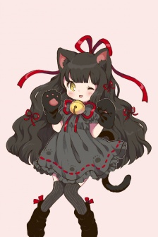 可爱小萝莉万圣节手机壁纸