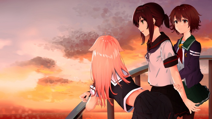 Beautiful two-dimensional beauty pictures wallpaper