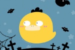 可达鸭万圣节鬼魂头像