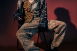 Liu Xianhua handsome photo pictures in leopard print shirt