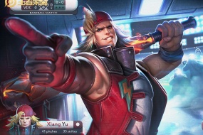 King of Glory Xiang Yu professional baseball ace HD desktop wallpaper