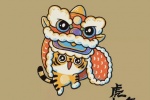 虎年簡筆畫卡通頭像