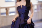 Zhao Liying sexy and sultry photo in blue dress