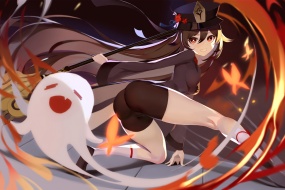 Walnut hand-painted anime pictures mobile wallpaper