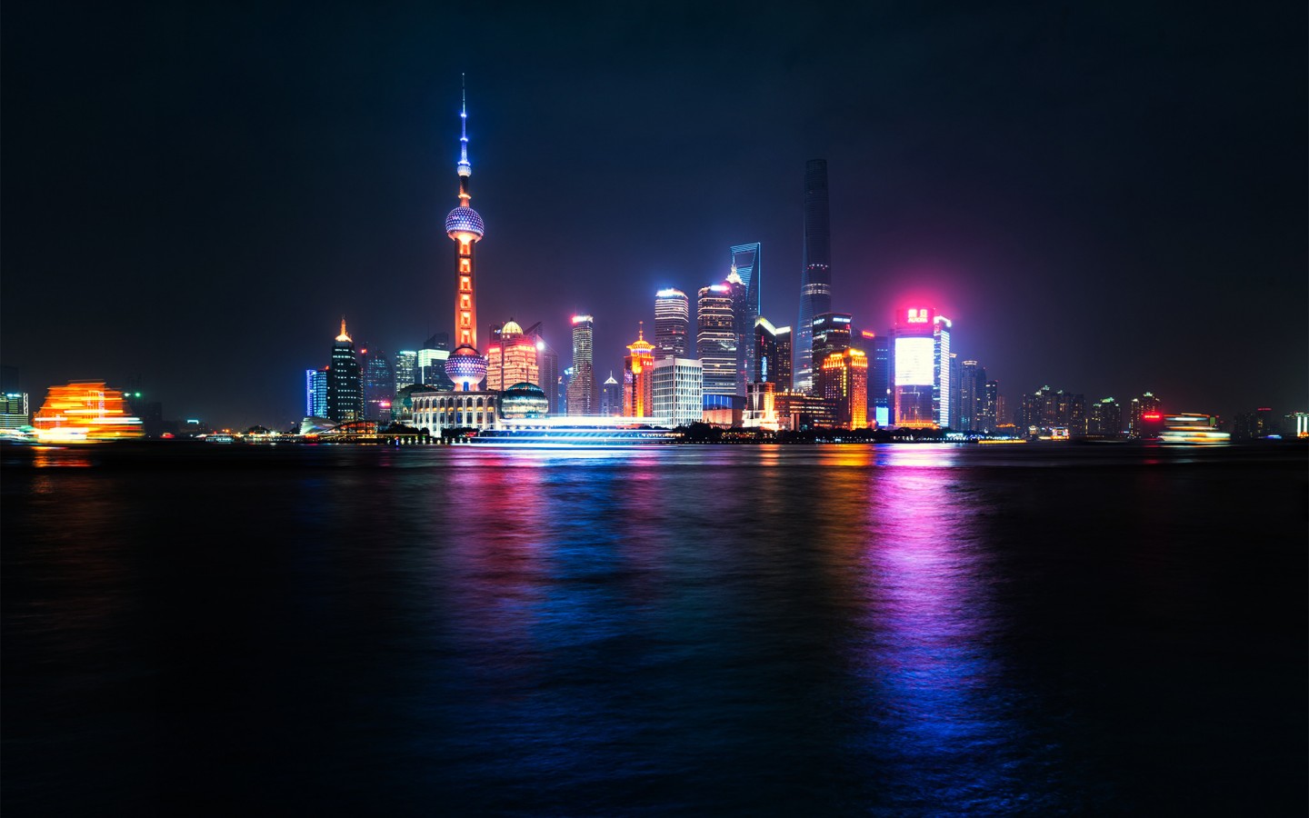 上海美丽夜景图片桌面壁纸
